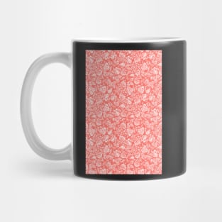 living coral rose bed Mug